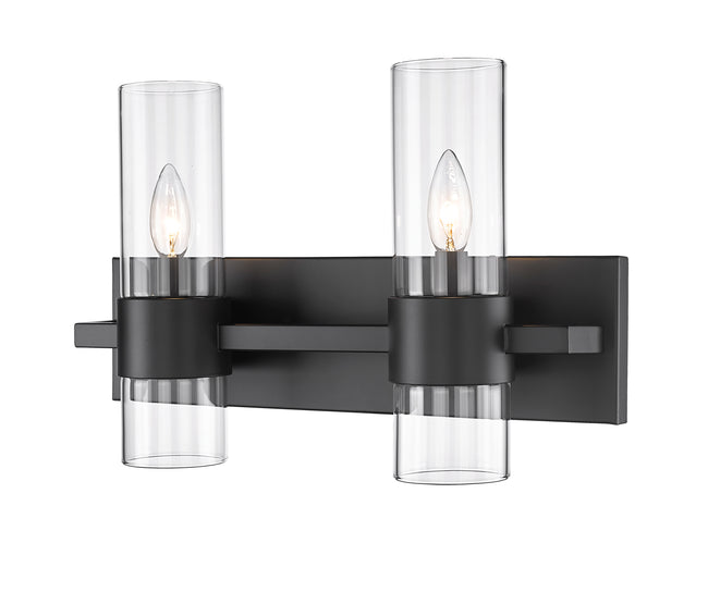 343-2V-MB - Lawson 2 Light 17" Vanity - Matte Black