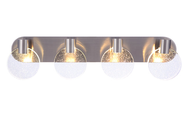 15130BNK-LED - Glisten 4 Light 30" Wide LED Vanity Light - Brushed Nickel
