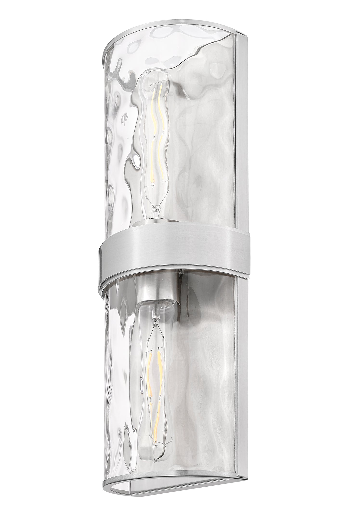 3053-2SL-BN - Meridian 2 Light Wall 18" Sconce - Brushed Nickel