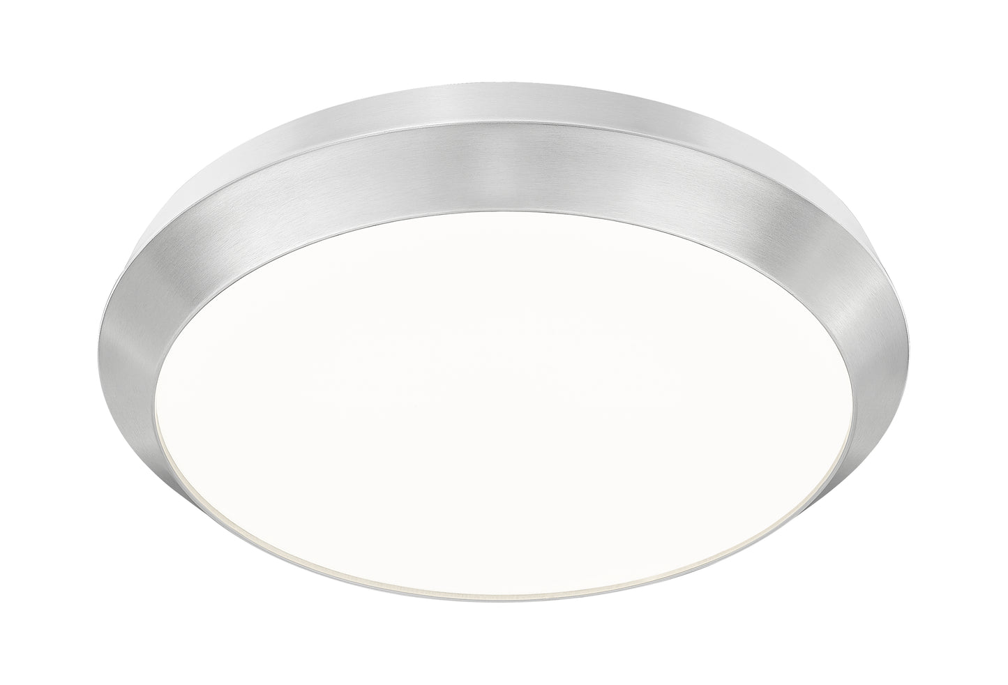 7701F20-BN-LED - Quasars 1 Light Flush 20" Mount - Brushed Nickel