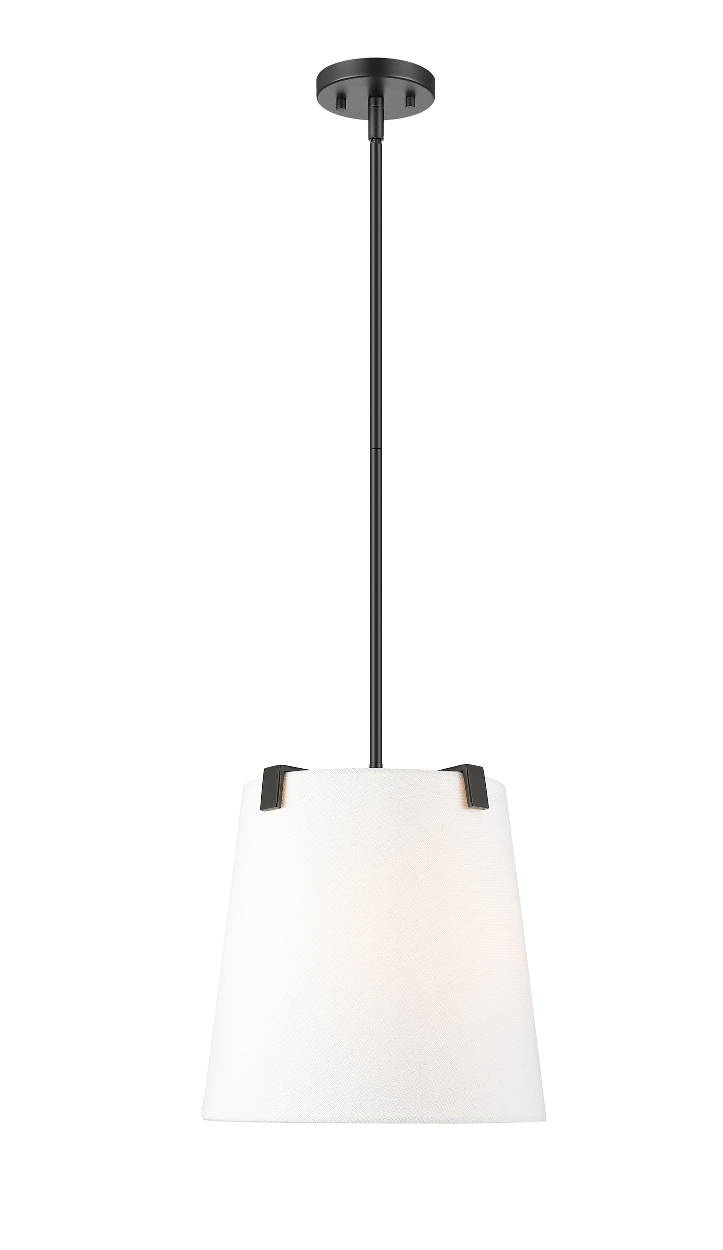 3501P13-MB - Weston 3 Light 13" Pendant - Matte Black