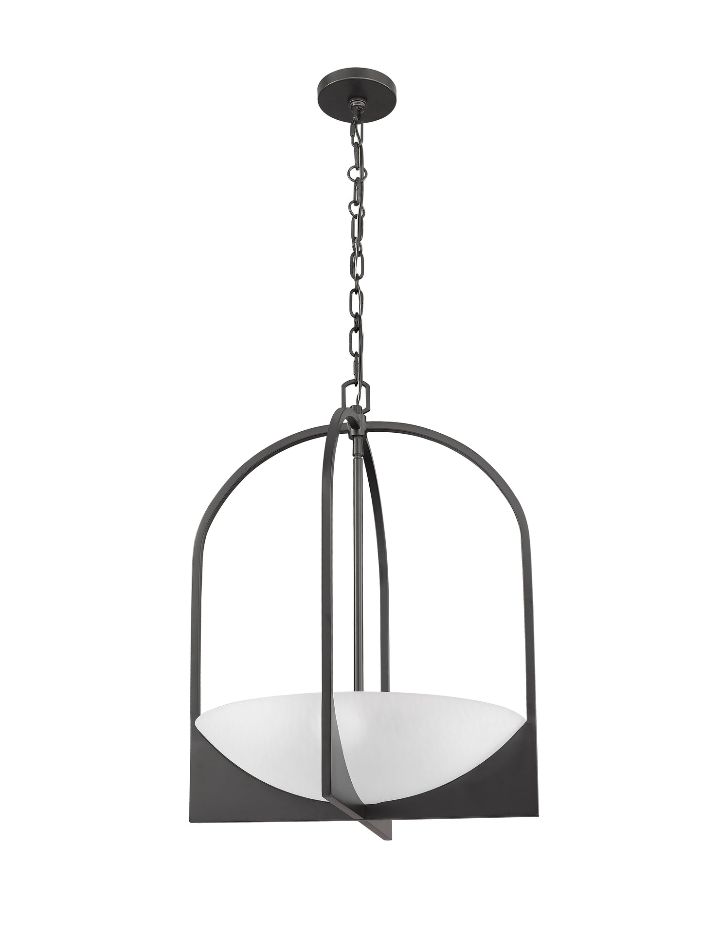 1947-24MB - Devon 4 Light 18" Pendant - Matte Black