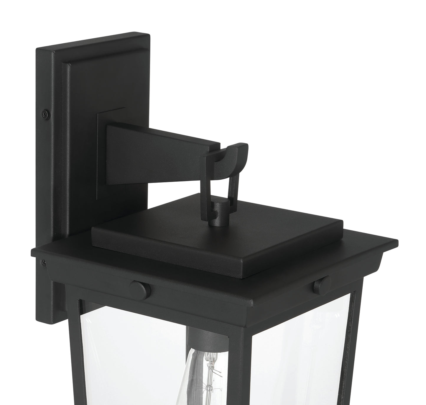 ZA7804-TB - Duncan 1 Light 16" High Outdoor Wall Lantern - Textured Black