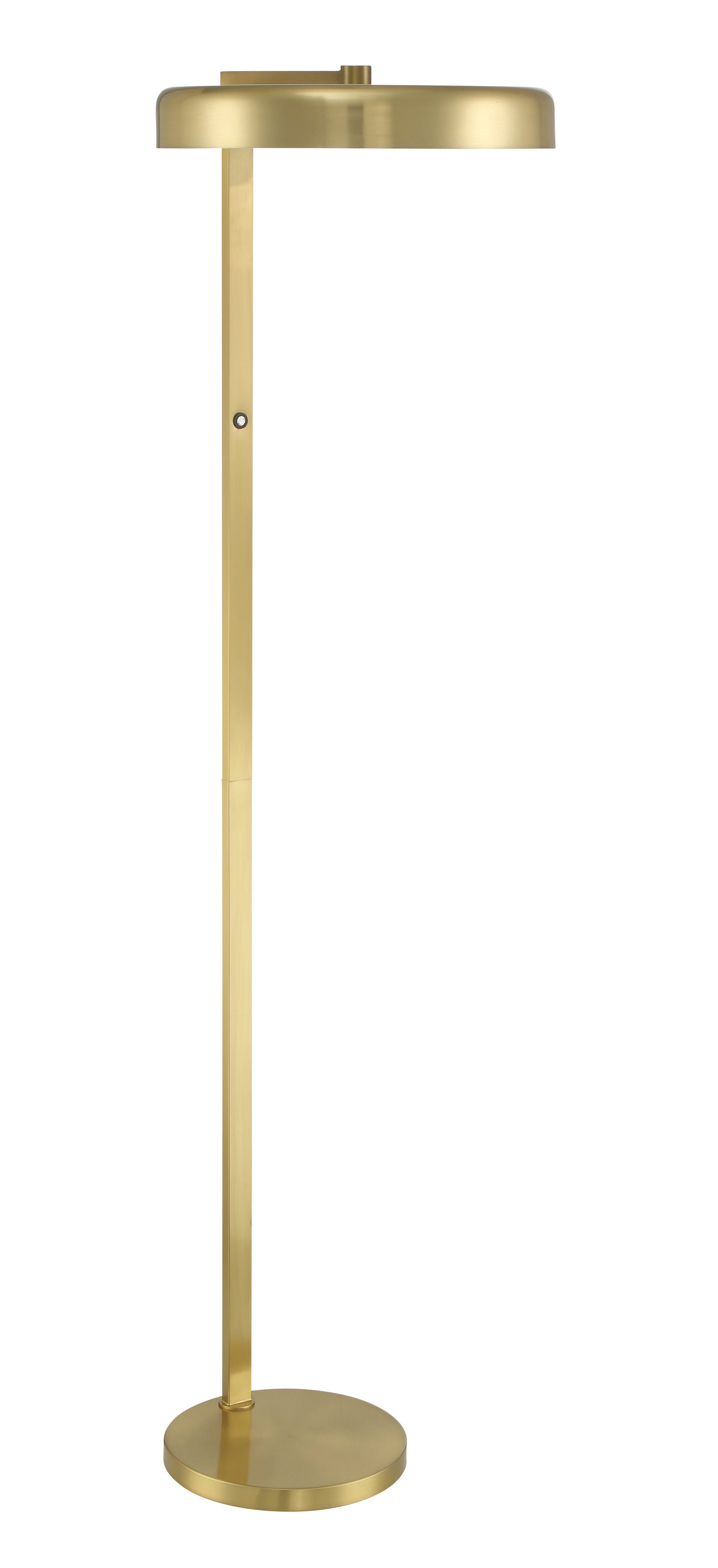 87025SB-F - Keeva 1 Light 57" High Floor Lamp - Satin Brass