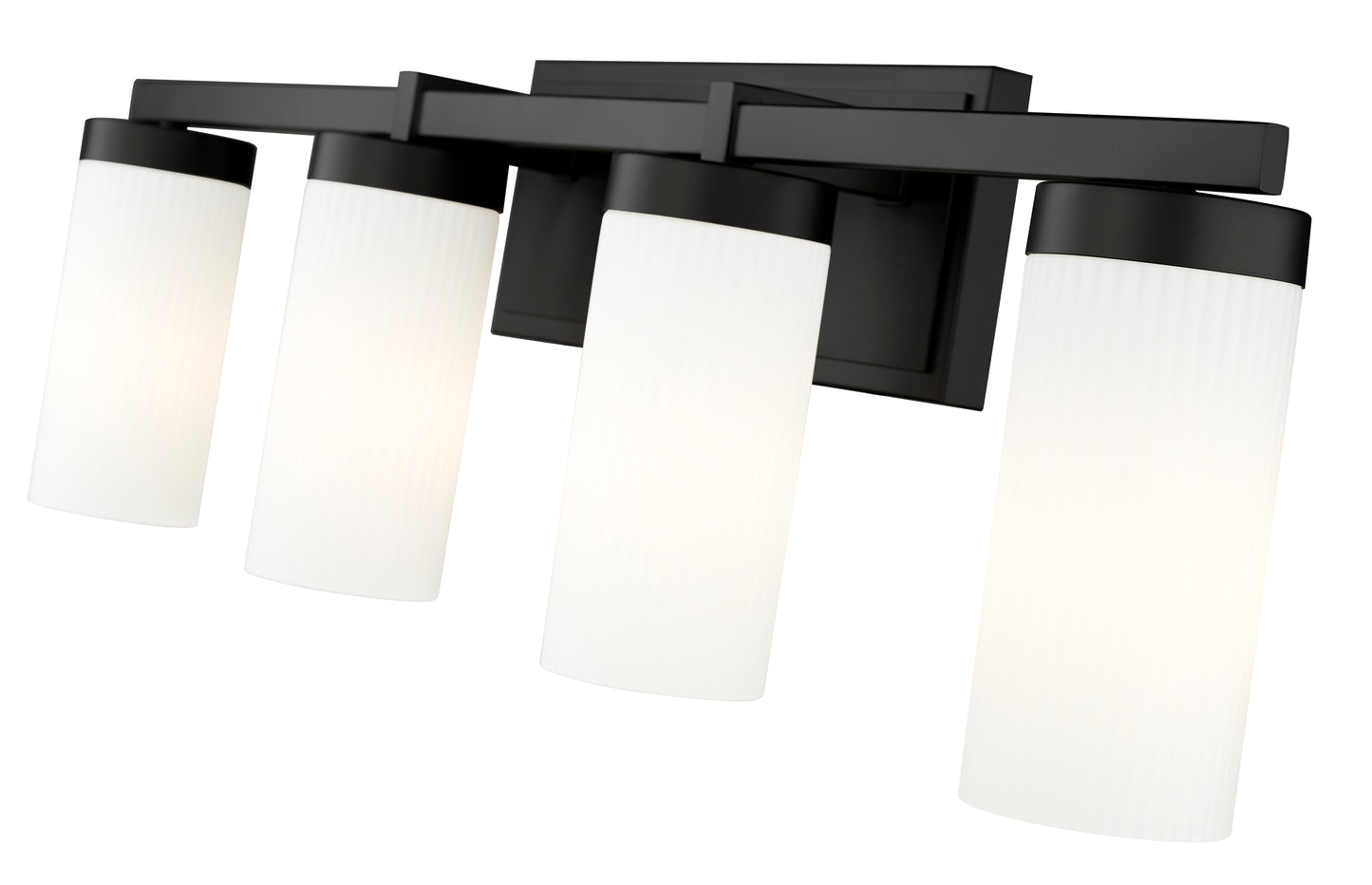 3044-4V-MB - Danica 4 Light 30" Vanity - Matte Black