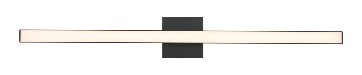 10136FB-LED - Trim 1 Light 36" Wide LED Vanity Light - Flat Black