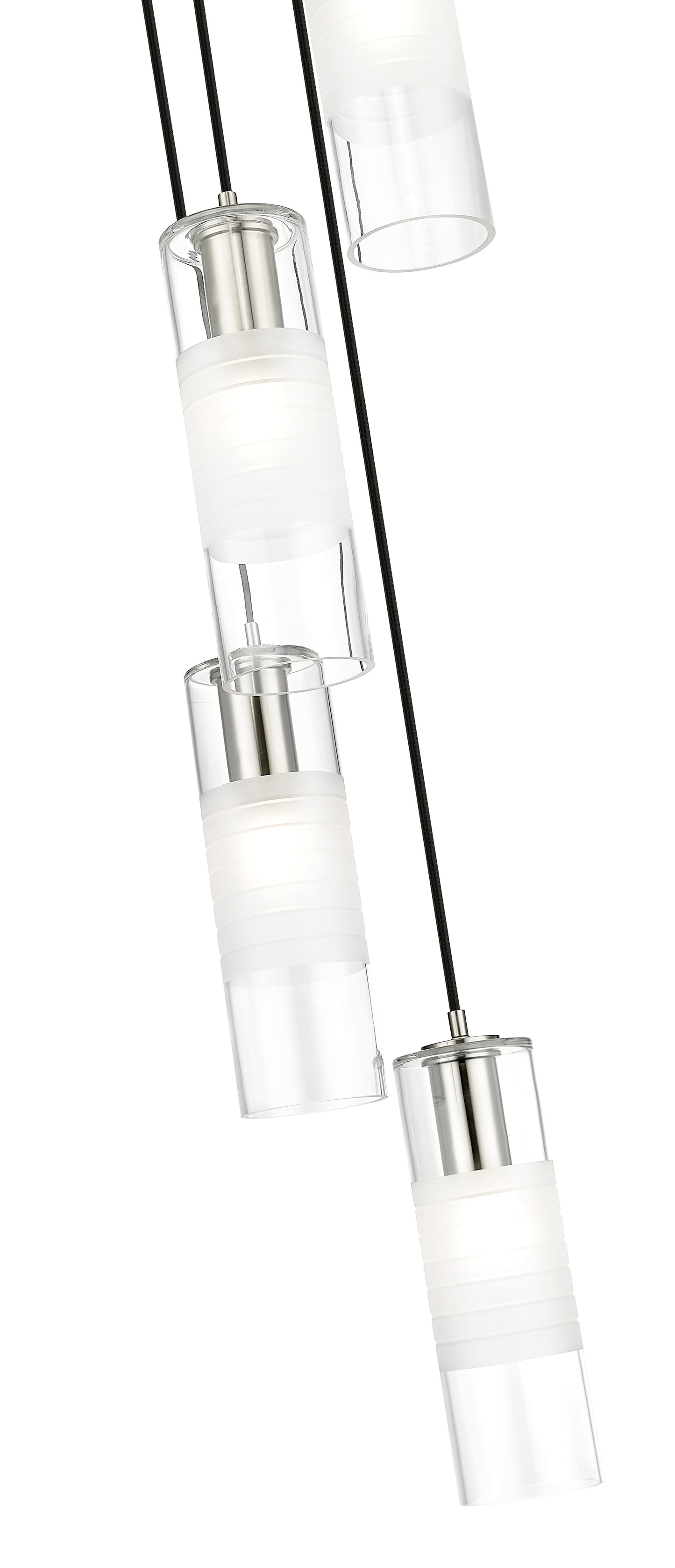 824P-5R-BN - Alton 5 Light 12" Chandelier - Brushed Nickel