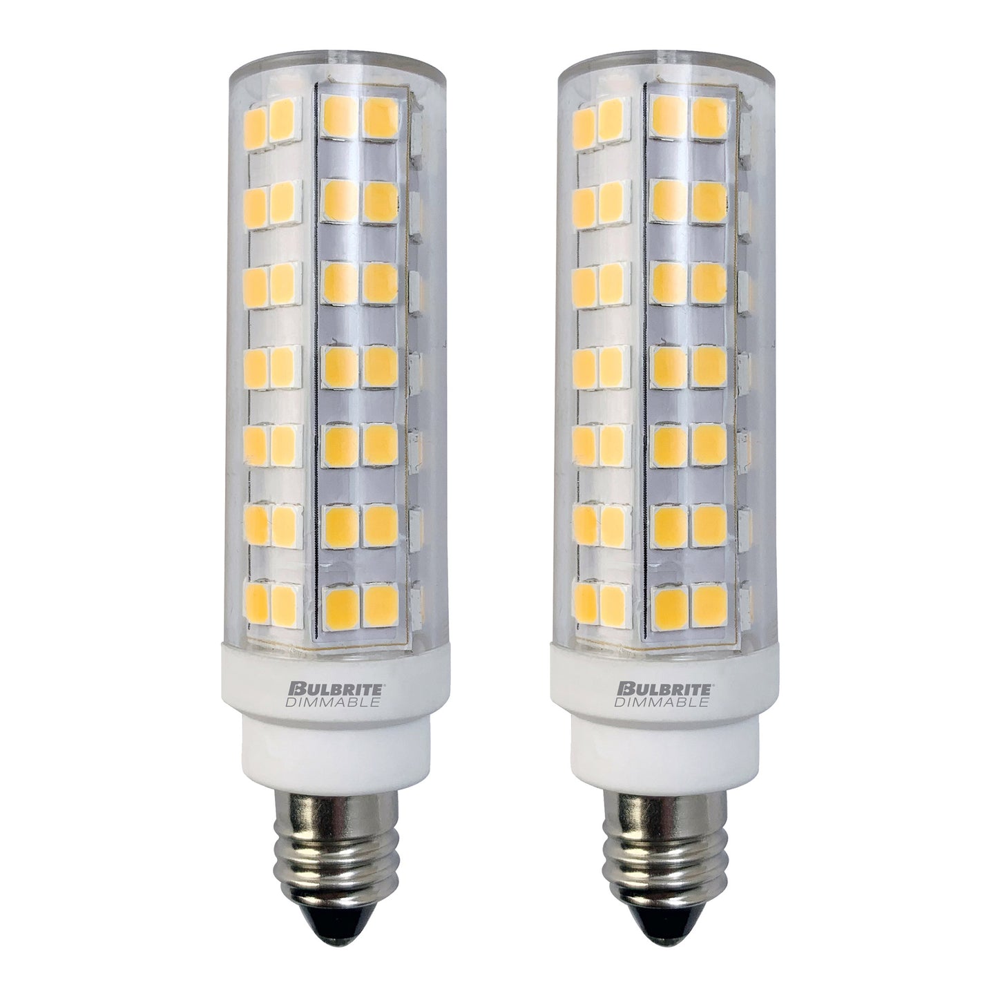 770641 - Dimmable T6 LED Mini Candelabra Light Bulb - 6.5 Watt - 3000K - 2 Pack
