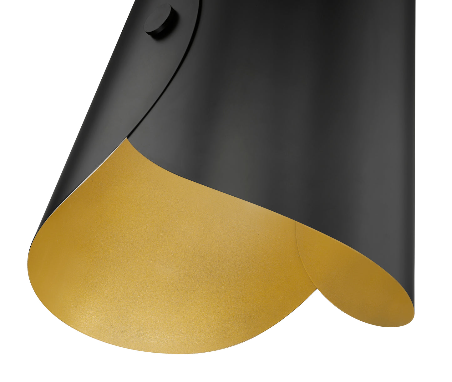 1951P18-MB - Salone 1 Light 14" Pendant - Matte Black