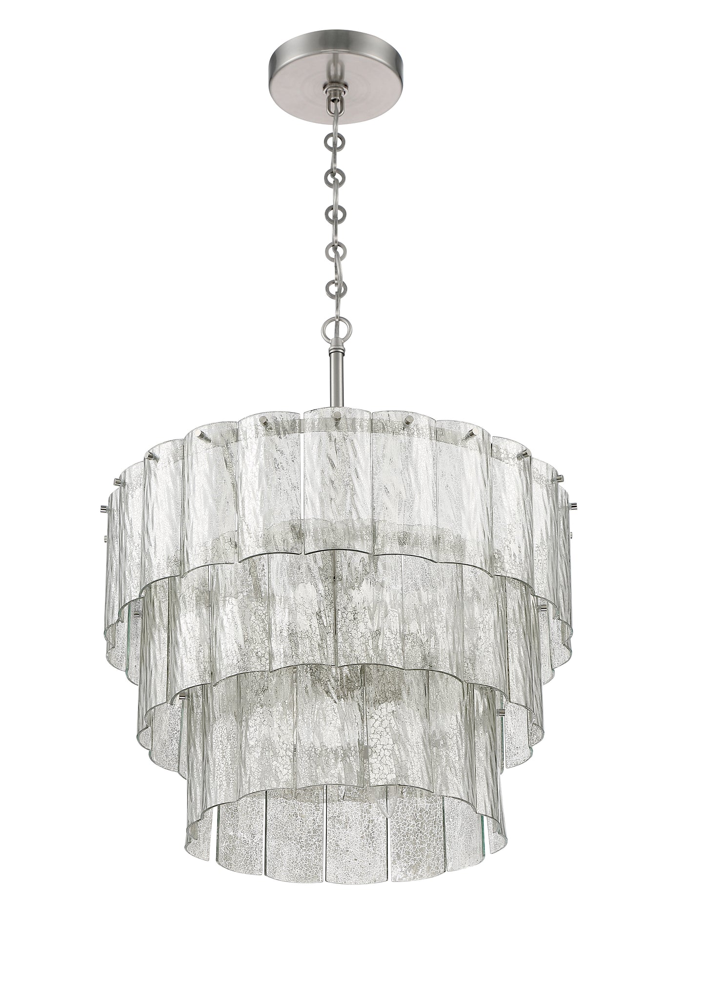 48694-BNK - Museo 9 Light 20" Wide Pendant - Brushed Nickel