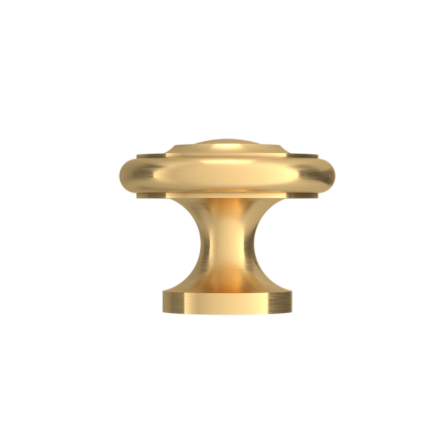 4491044 - 1 1/4" Centers - Dominion Knob - Satin Brass