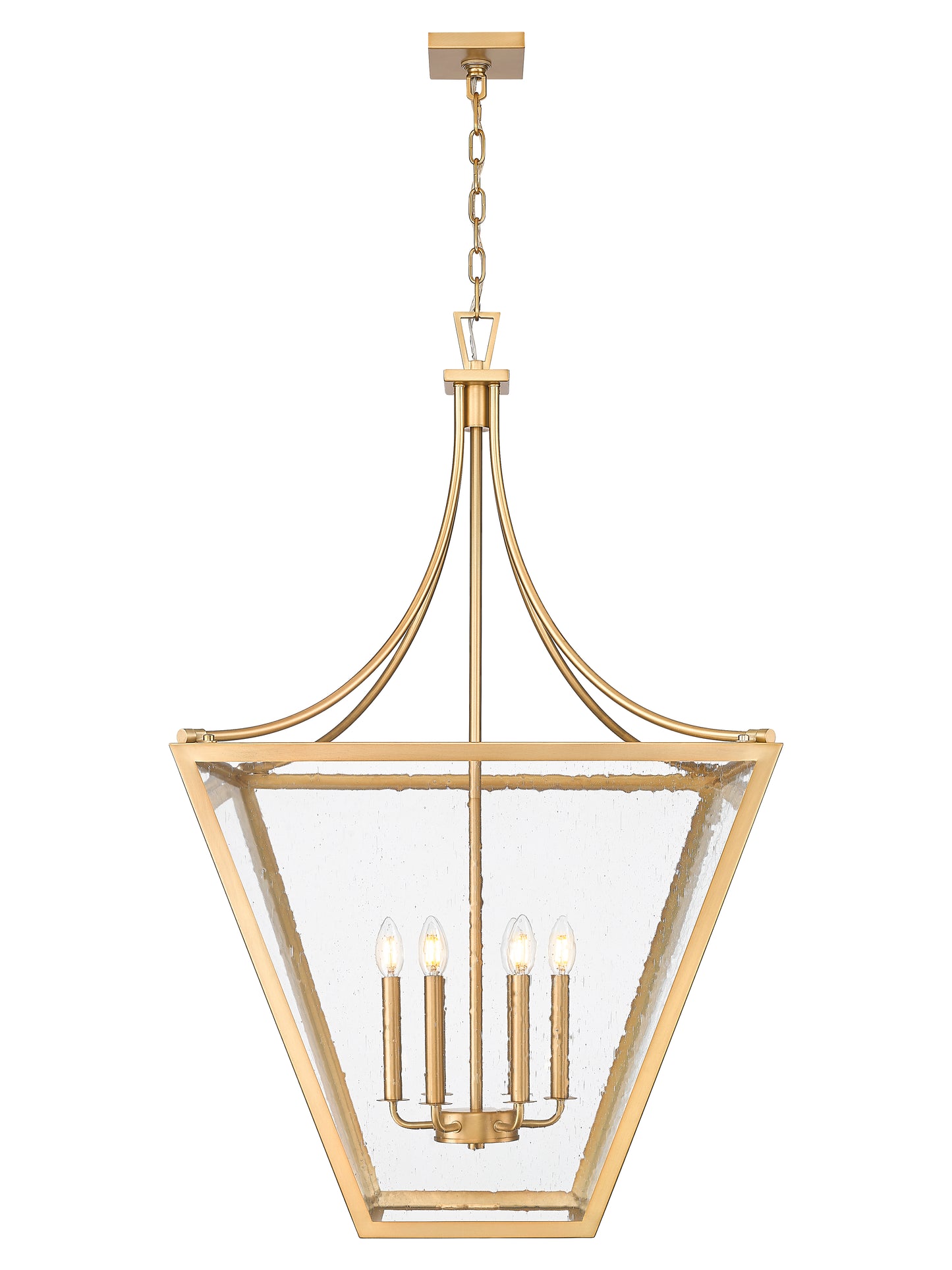 1961-6RB - Montalcino 6 Light 26" Chandelier - Rubbed Brass