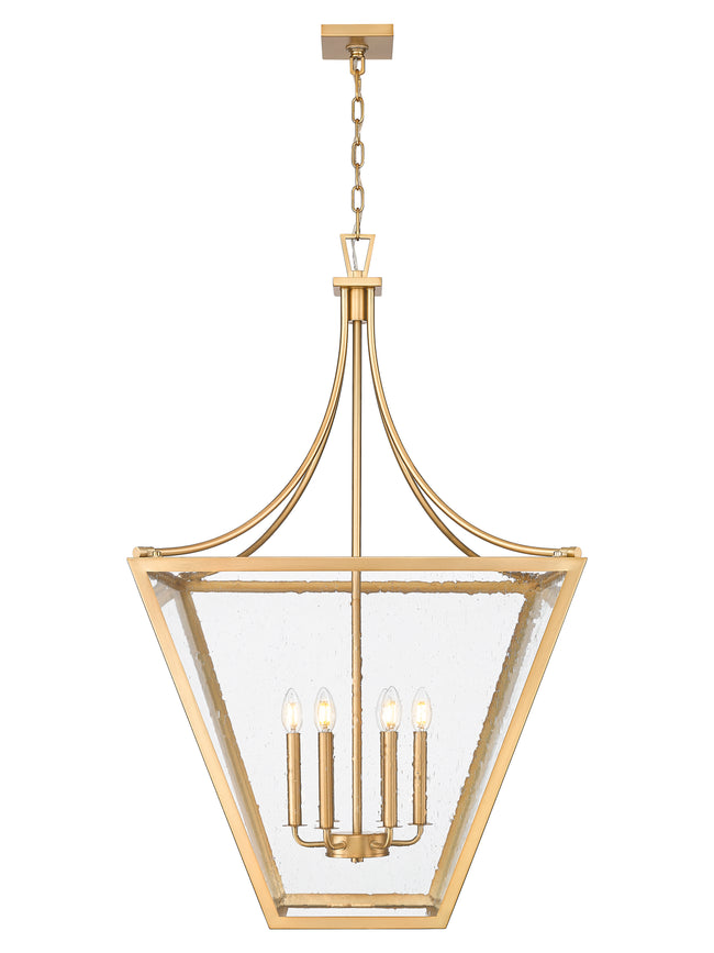 1961-6RB - Montalcino 6 Light 26" Chandelier - Rubbed Brass