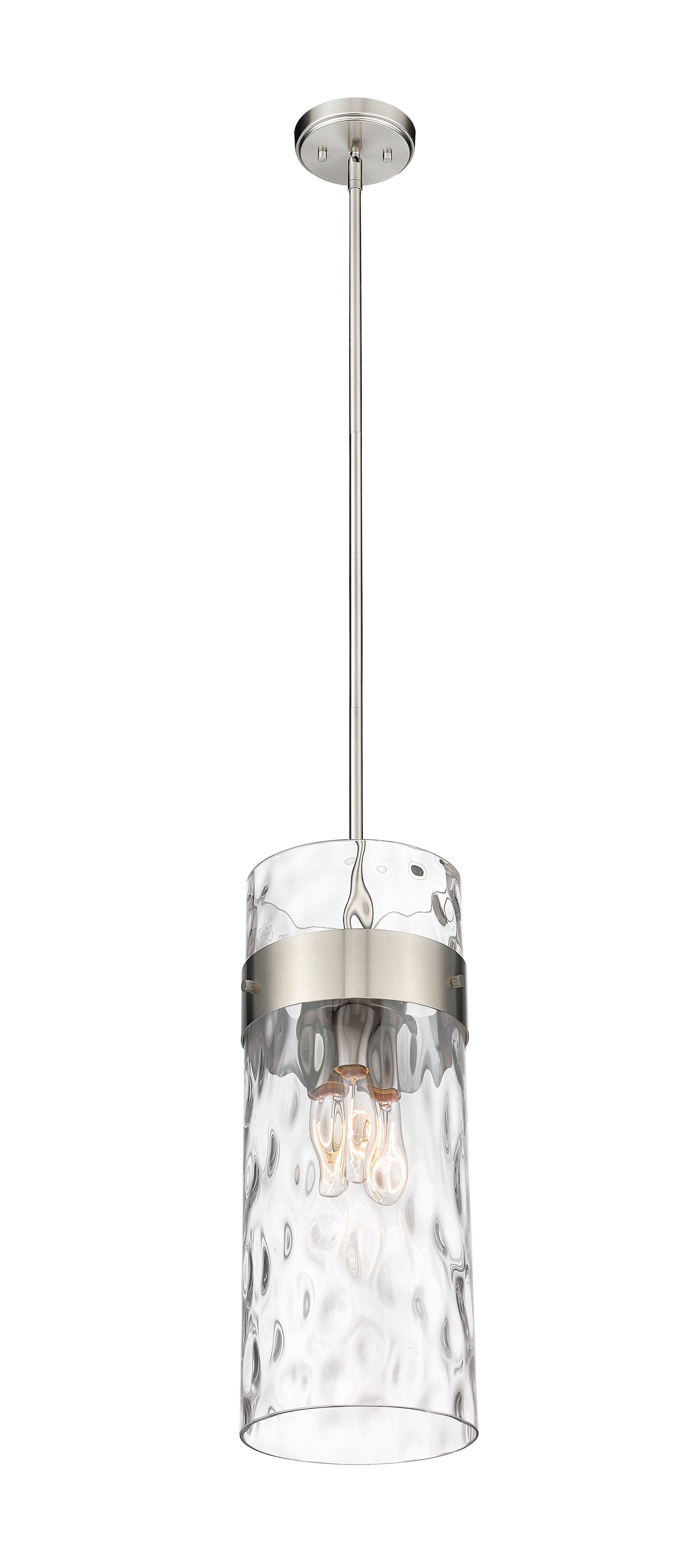 3035P9-BN - Fontaine 3 Light 9" Pendant - Brushed Nickel