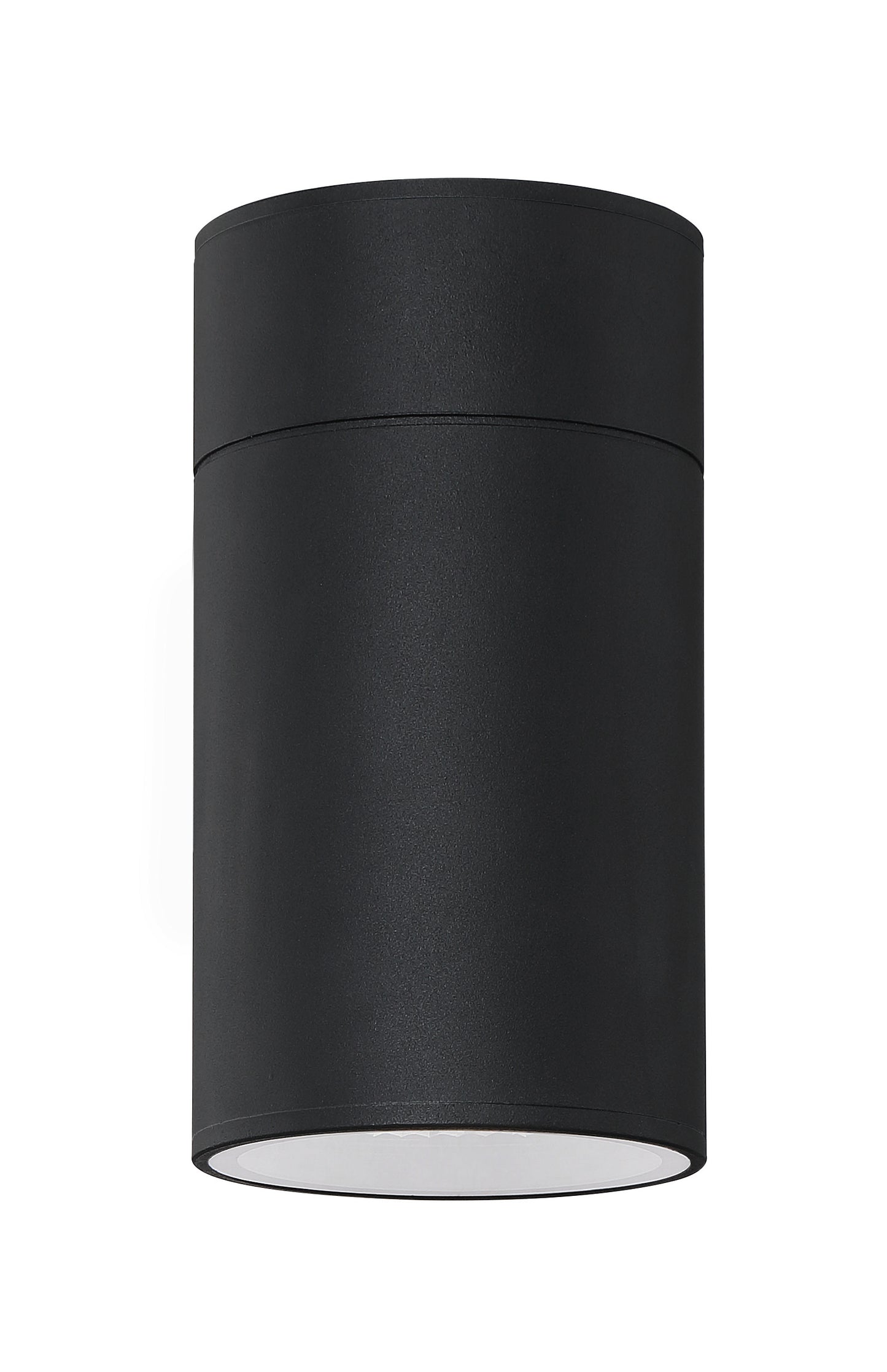 ZA2124-TB-LED - Pillar 1 Light 7.88" High Outdoor Wall Lantern - Textured Black