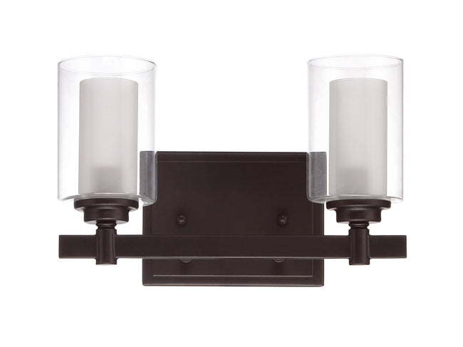 16712ESP2 - Celeste 2 Light 11.75" Wide Vanity Light - Espresso