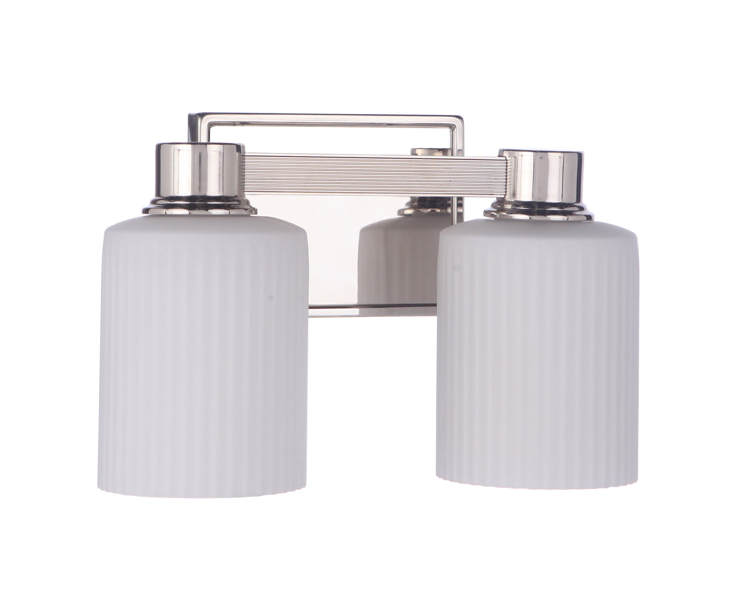 12912PLN2 - Bretton 2 Light 12.38" Wide Vanity Light - Polished Nickel