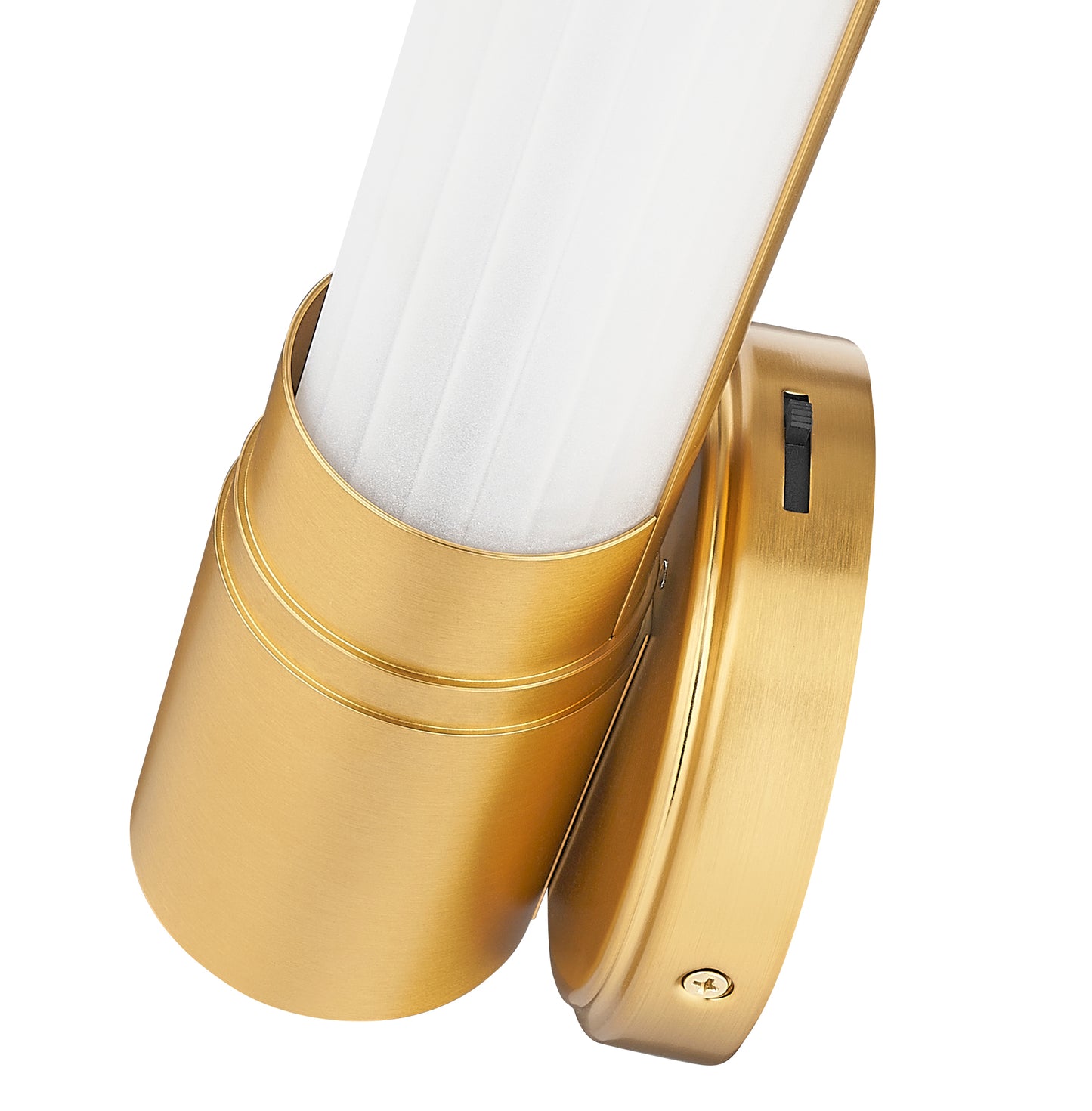 1020-1S-MGLD-LED - Warwick 1 Light Wall 16" Sconce - Modern Gold