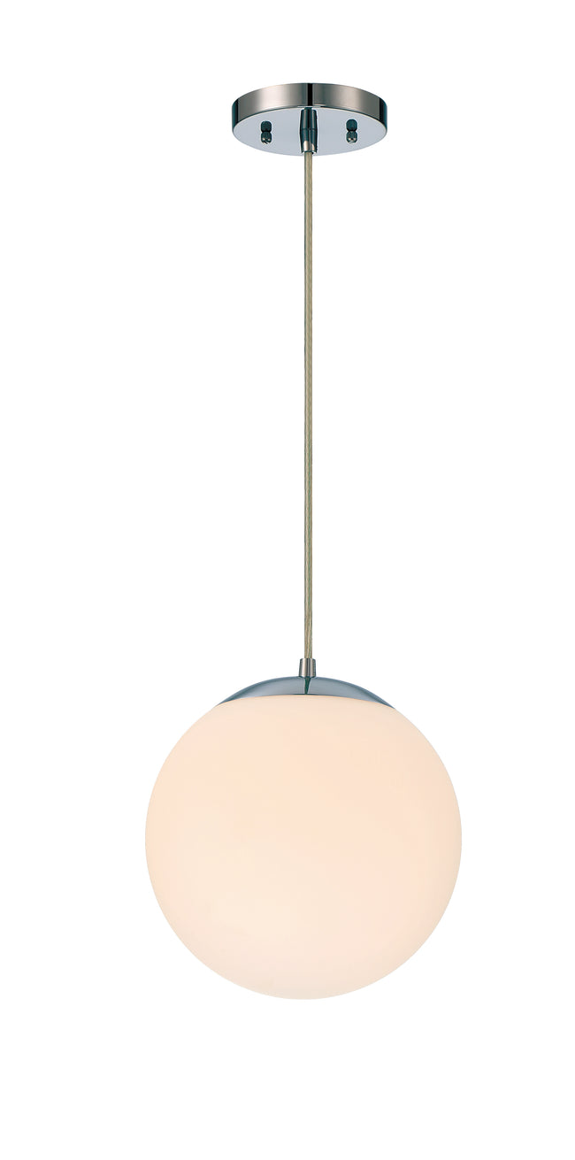 56891-CH-WG - Gaze 1 Light 10" Wide Pendant - Chrome