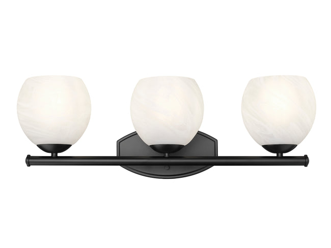 1963-3V-MB - Colette 3 Light 24" Vanity - Matte Black