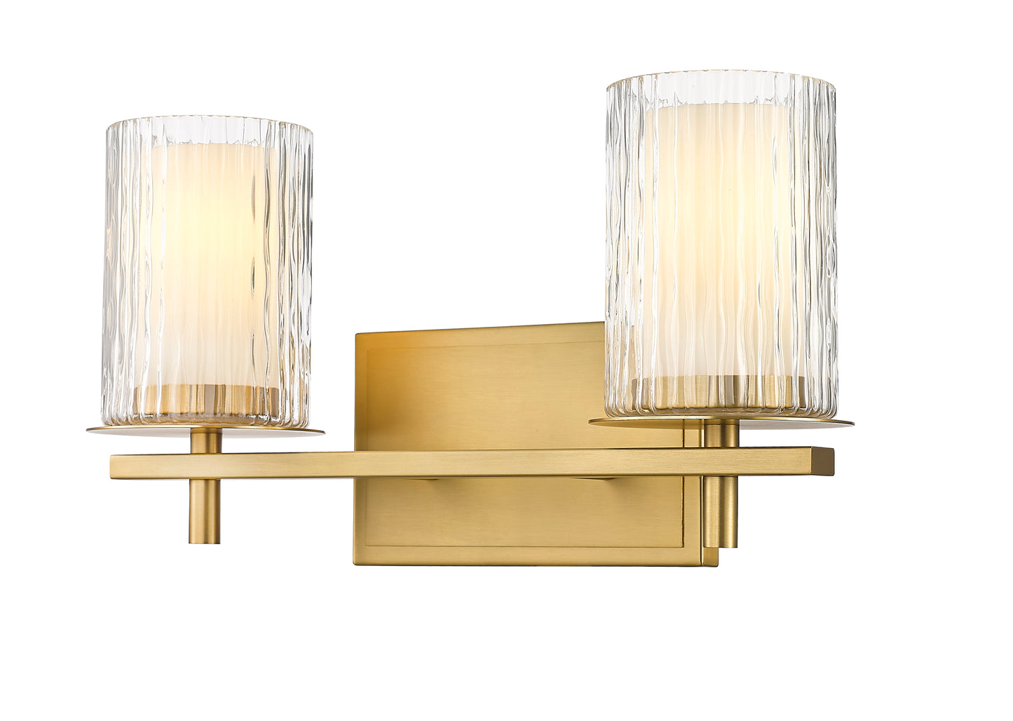 1949-2V-MGLD - Grayson 2 Light 16" Vanity - Modern Gold
