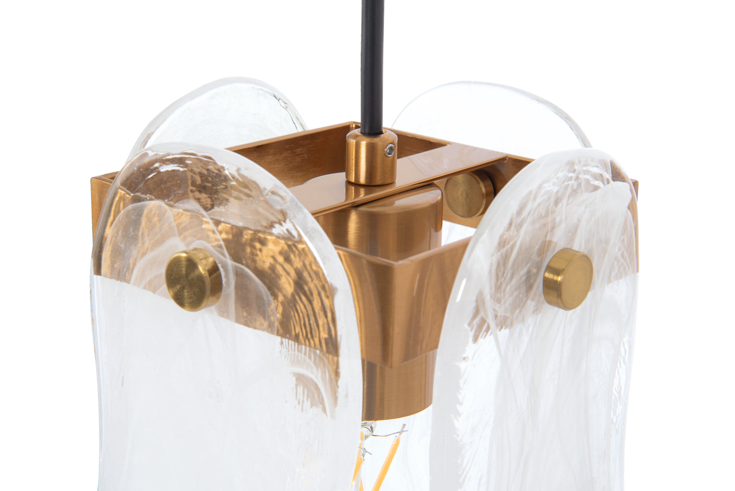 59991-SB - Angela 1 Light 5.5" Wide Pendant - Satin Brass