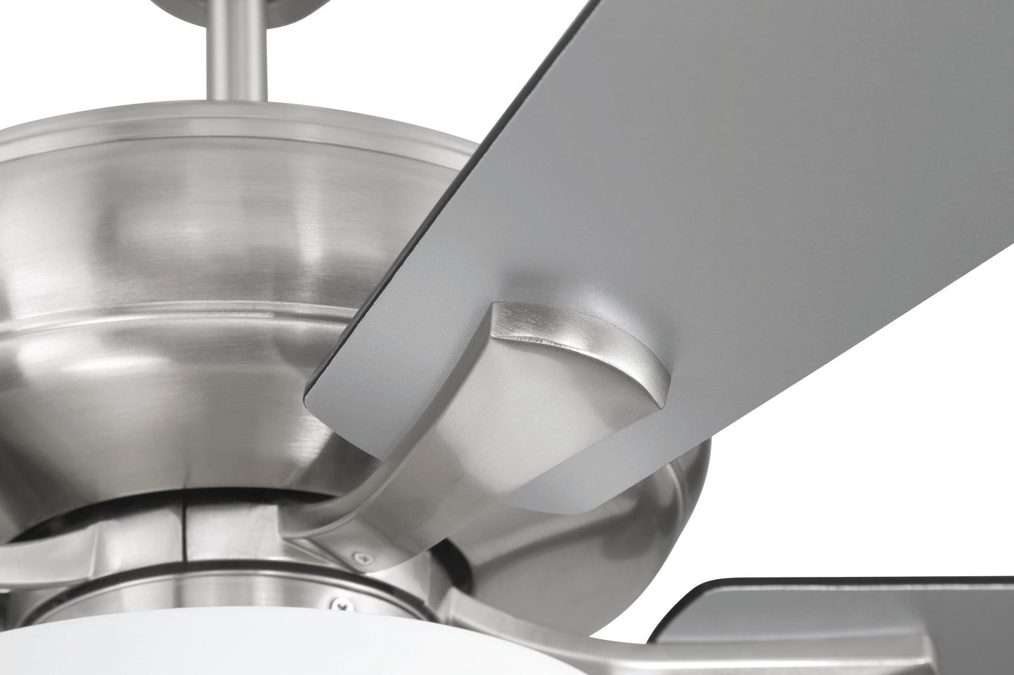 ECF211BNK5-BNGW - EOS 2 Light Frosted White Bowl 52" Ceiling Fan 52" 5 Blade Ceiling Fan with Light Kit - Brushed Nickel
