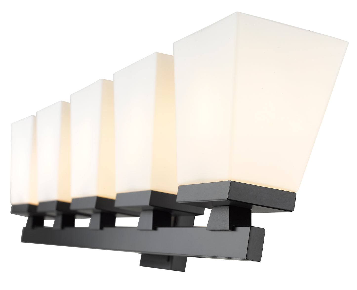 1937-5V-MB - Astor 5 Light 36" Vanity - Matte Black