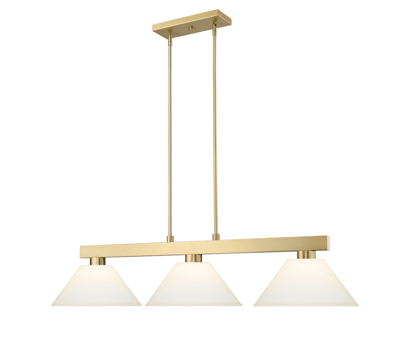 152MGLD-AMO14 - Cobalt 3 Light 50" Billiard - Modern Gold