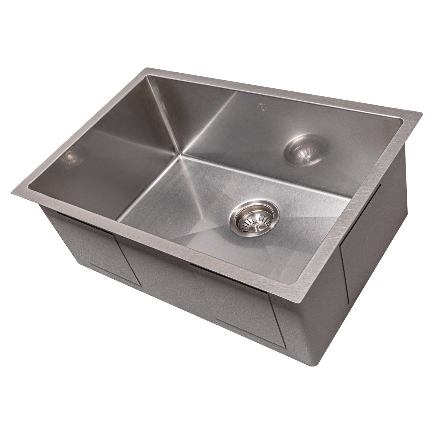 SRS-27 - 27" Meribel Undermount Single Bowl Stainless Steel Kitchen Sink with Bottom Grid