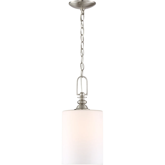 49891-BNK - Dardyn 1 Light 7.5" Wide Mini Pendant - Brushed Nickel