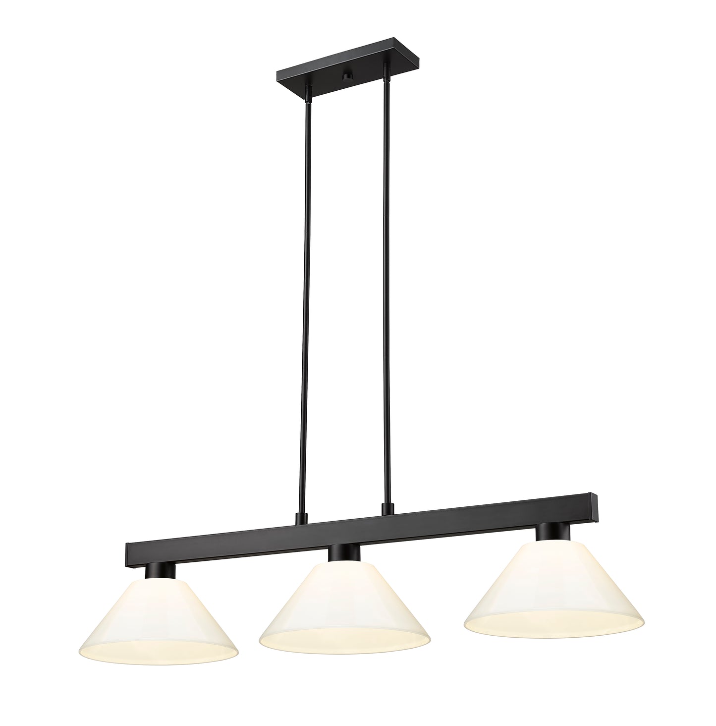 152MB-PWH - Cobalt 3 Light 46" Billiard - Matte Black