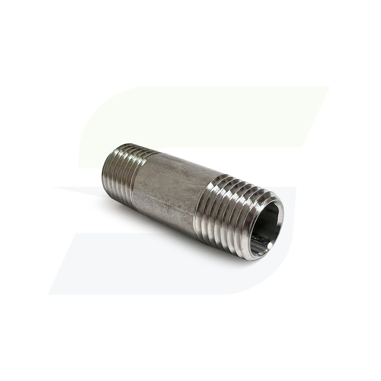 6004-001 – 1/4" x 1-1/2" Threaded Pipe Nipple, 316/316L Stainless Steel, Schedule 40