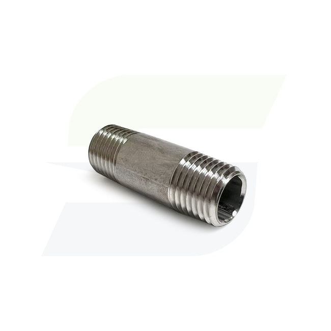 6004-001 – 1/4" x 1-1/2" Threaded Pipe Nipple, 316/316L Stainless Steel, Schedule 40