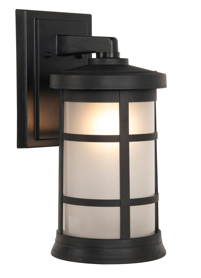 ZA2314-TB - Resilience Lanterns 1 Light 15" High Outdoor Wall Lantern - Textured Black