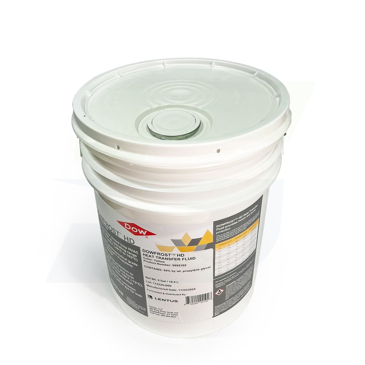 9992102 - DOWFROST HD Heat Transfer Fluid - 5 Gallon
