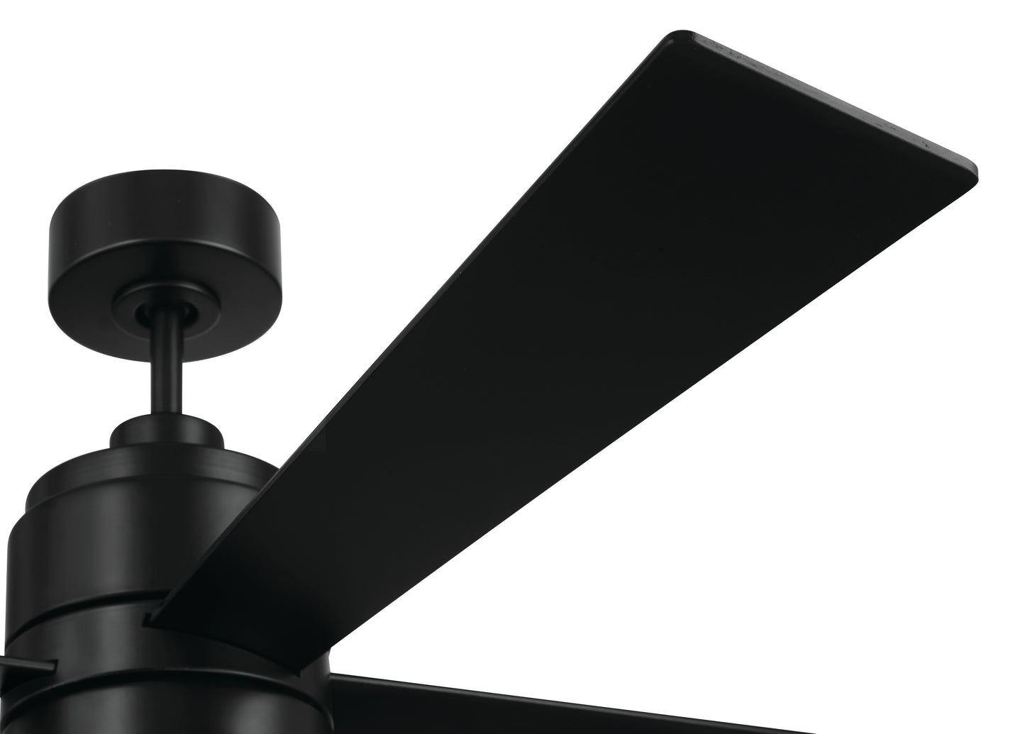 MCY52FB4-PC - McCoy 52 4 Blade with Pull Chains 52" 4 Blade Ceiling Fan with Light Kit - Flat Black