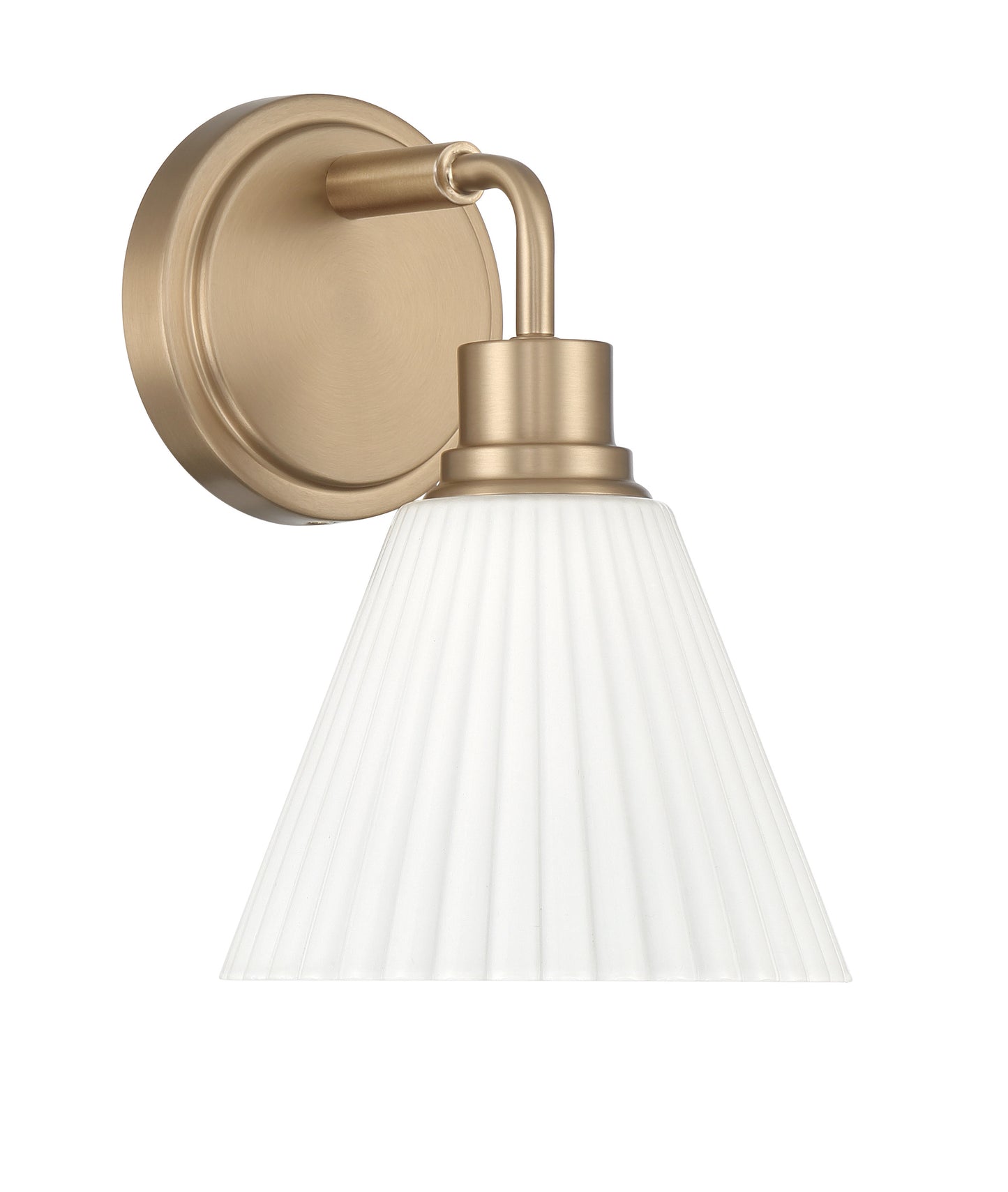 62301-CPZ - Pleated II 1 Light 10.38" High Wall Sconce - Premium Bronze