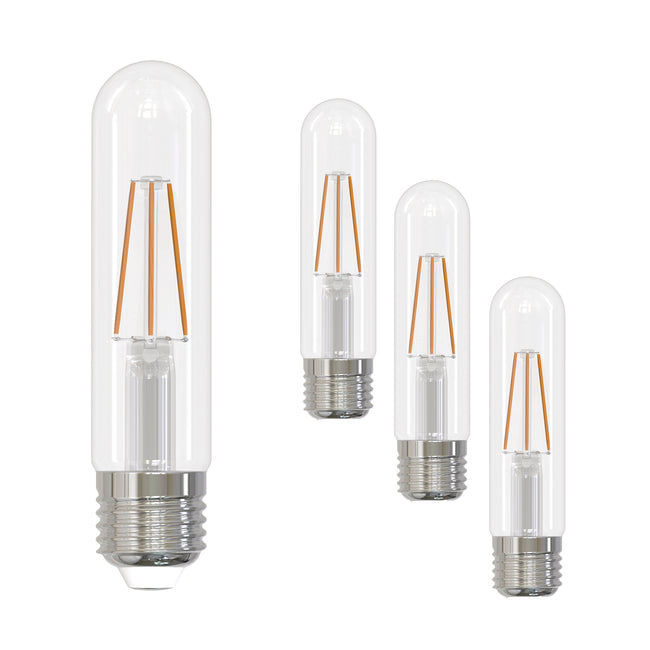 776947 - Dimmable Clear T9 5" LED Light Bulb - 3 Watt - 2700K - 4 Pack