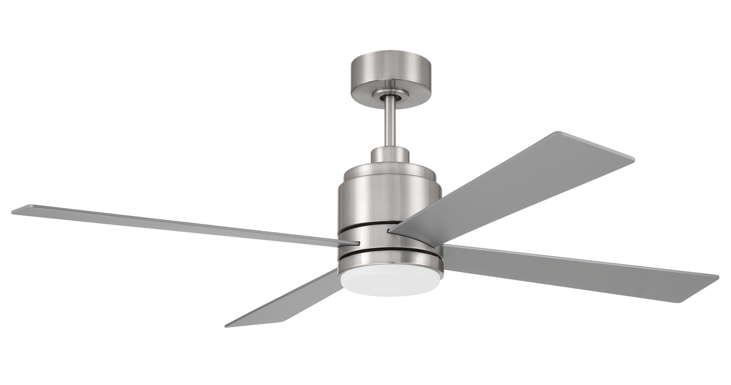 MCY52BNK4 - McCoy 52 4 Blade 52" 4 Blade Ceiling Fan with Light Kit - Brushed Nickel