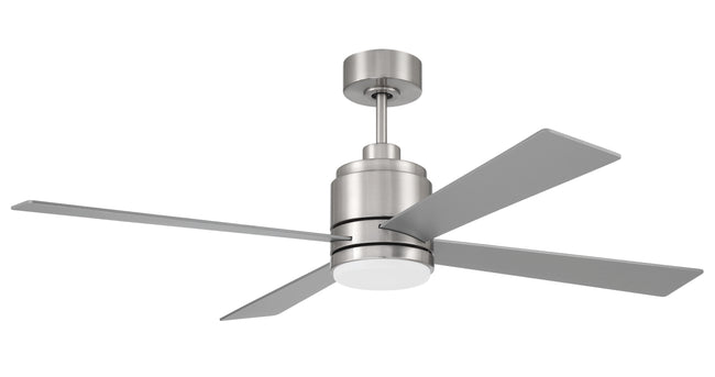 MCY52BNK4 - McCoy 52 4 Blade 52" 4 Blade Ceiling Fan with Light Kit - Brushed Nickel