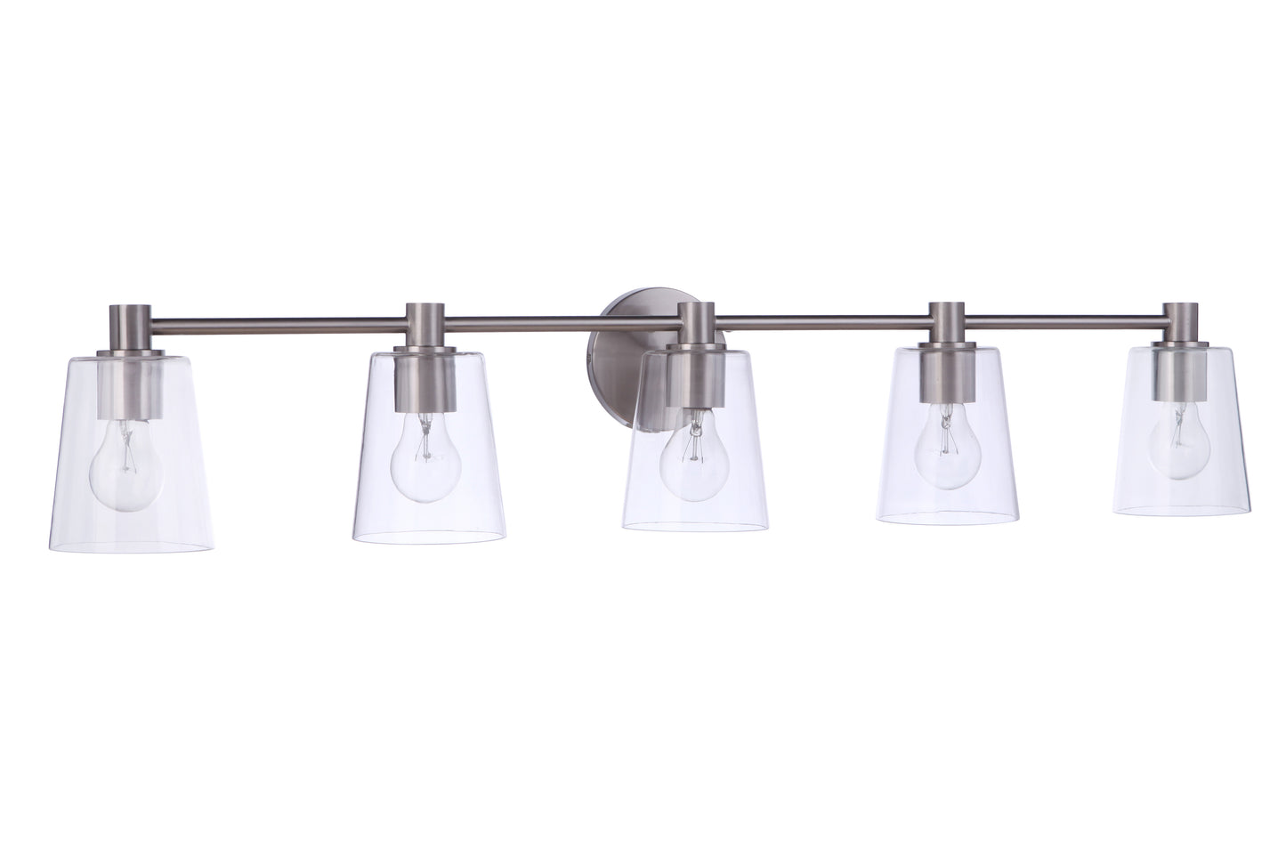 12642BNK5 - Emilio 5 Light 42" Wide Vanity Light - Brushed Nickel