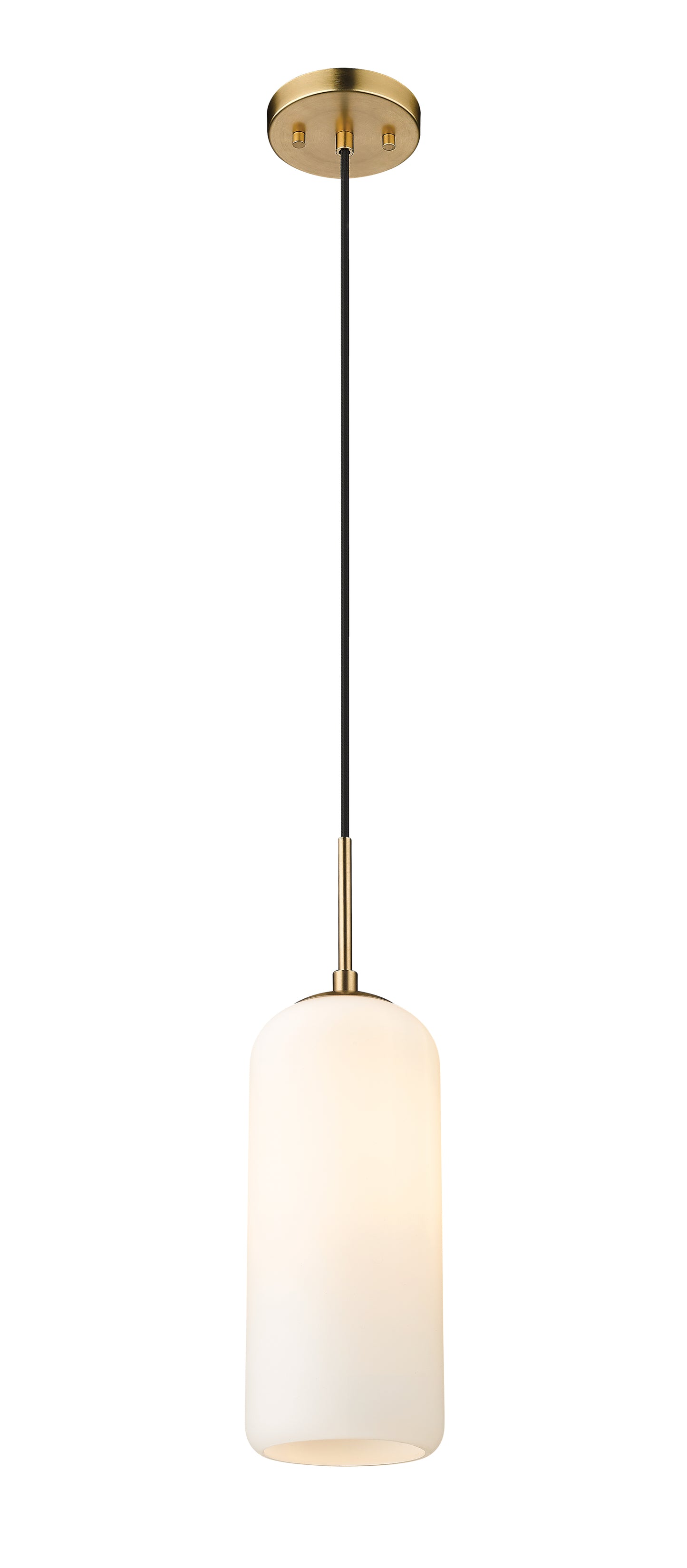 732P17-HBR - Monty 1 Light 5" Pendant - Heritage Brass