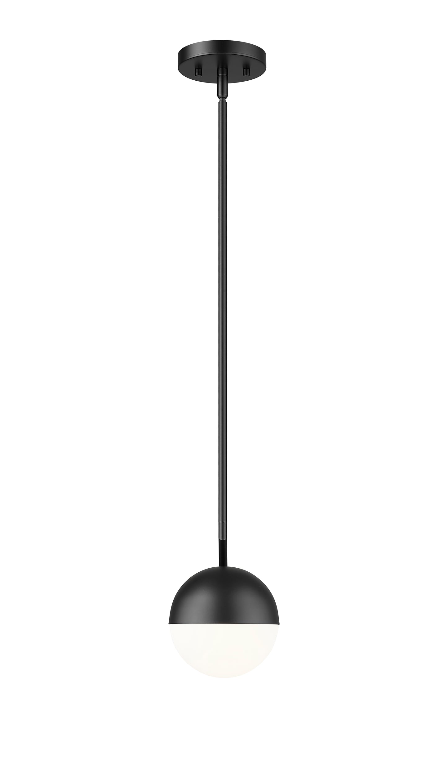 7517P7-MB - Realm Sphere 1 Light 8" Pendant - Matte Black