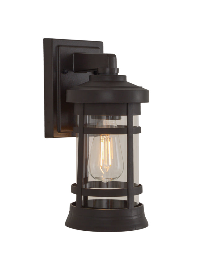 ZA2304-BZ-C - Resilience Lanterns 1 Light 13" High Outdoor Wall Lantern - Bronze