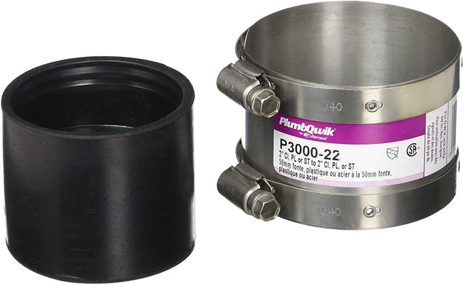 3000-22 - Cast Iron to Lead / Plastic / Steel Proflex Coupling - 2"