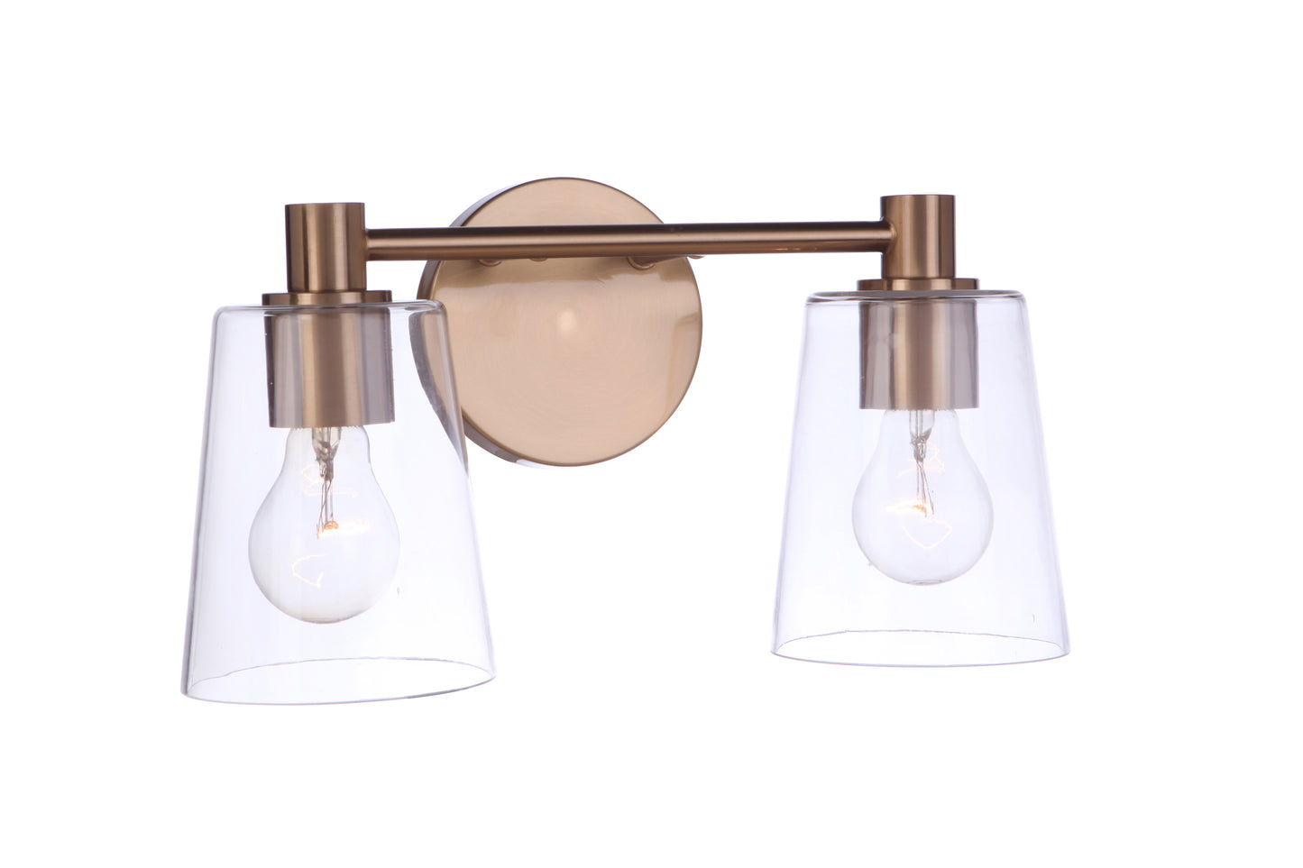12615SB2 - Emilio 2 Light 15" Wide Vanity Light - Satin Brass