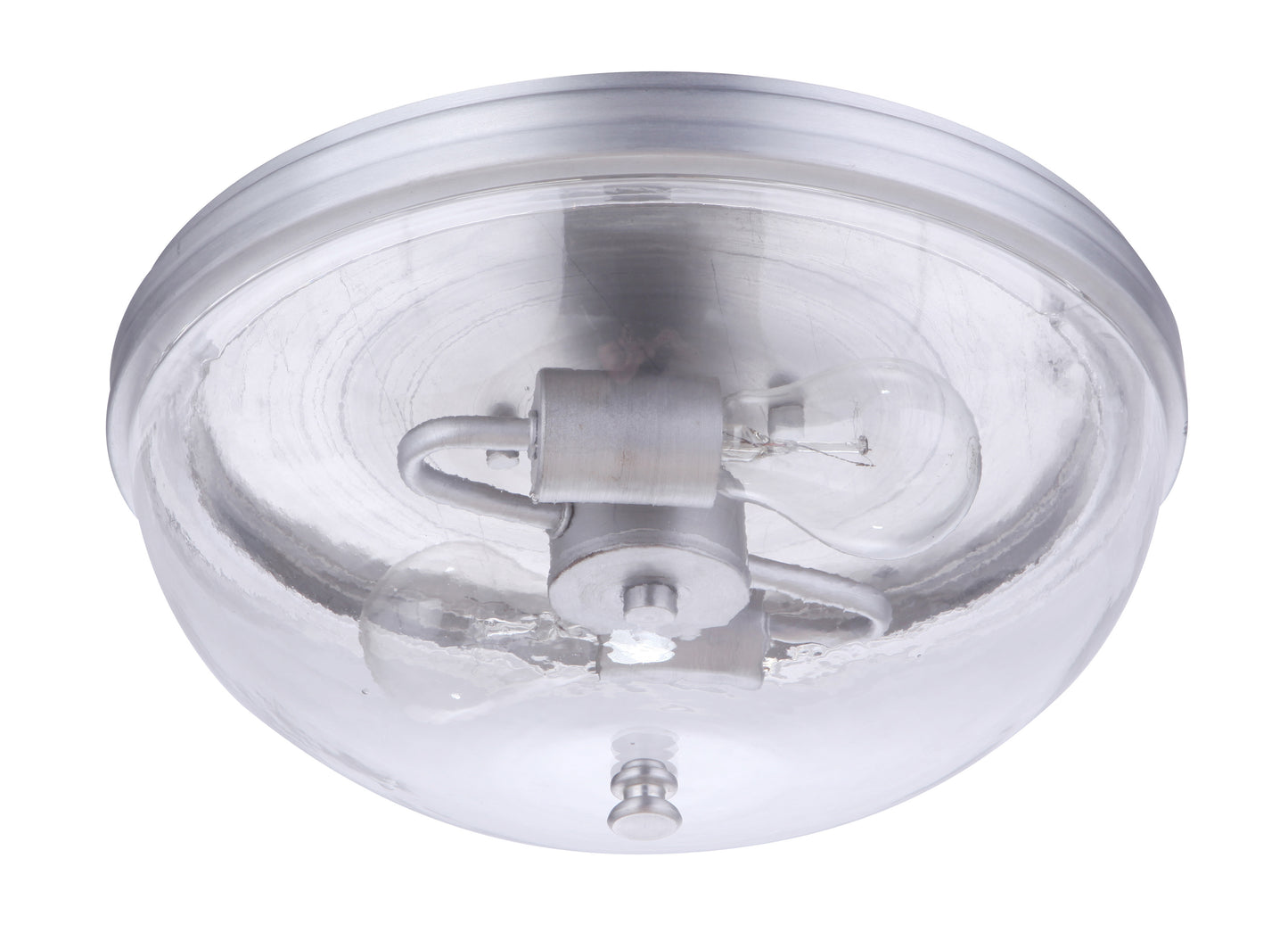 ZA3537-SA - Sivo 2 Light 13" Wide Flush Mount - Satin Aluminum