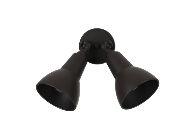 Z402-DTZ - Flood Light 2 Light 11" Outdoor Flood - Dark Textured Bronze