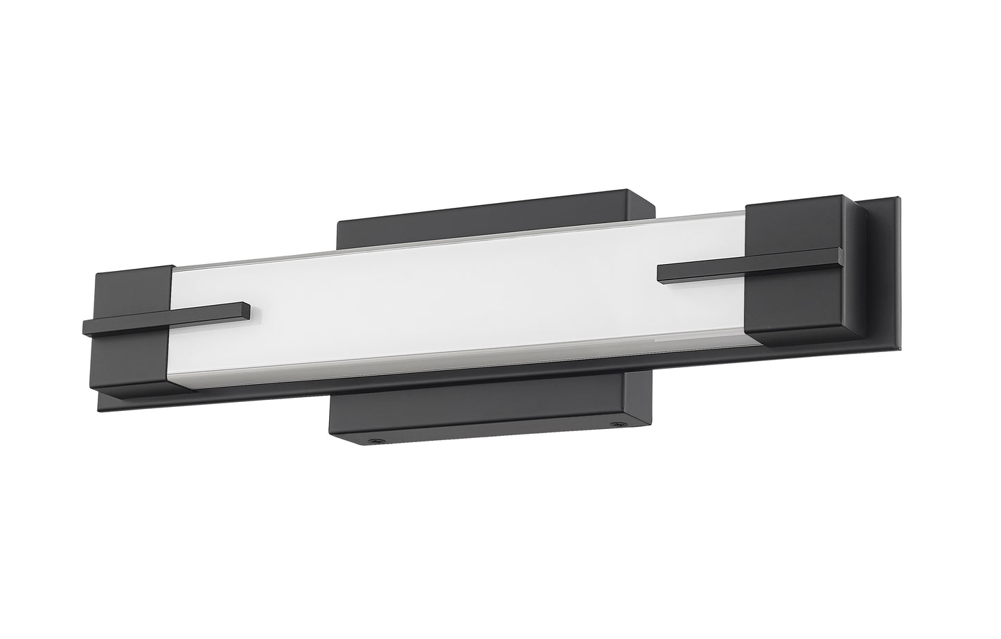 4100-18W-MB-LED - Chase 1 Light 18" Vanity - Matte Black